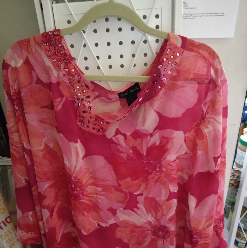 Pink blouse